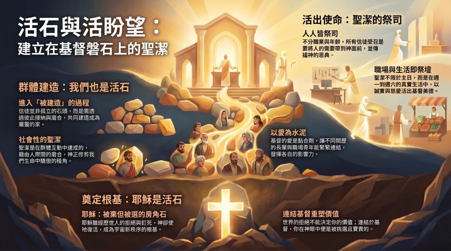 活石：建立在基督磐石上的聖潔 - 波特蘭華人循理會